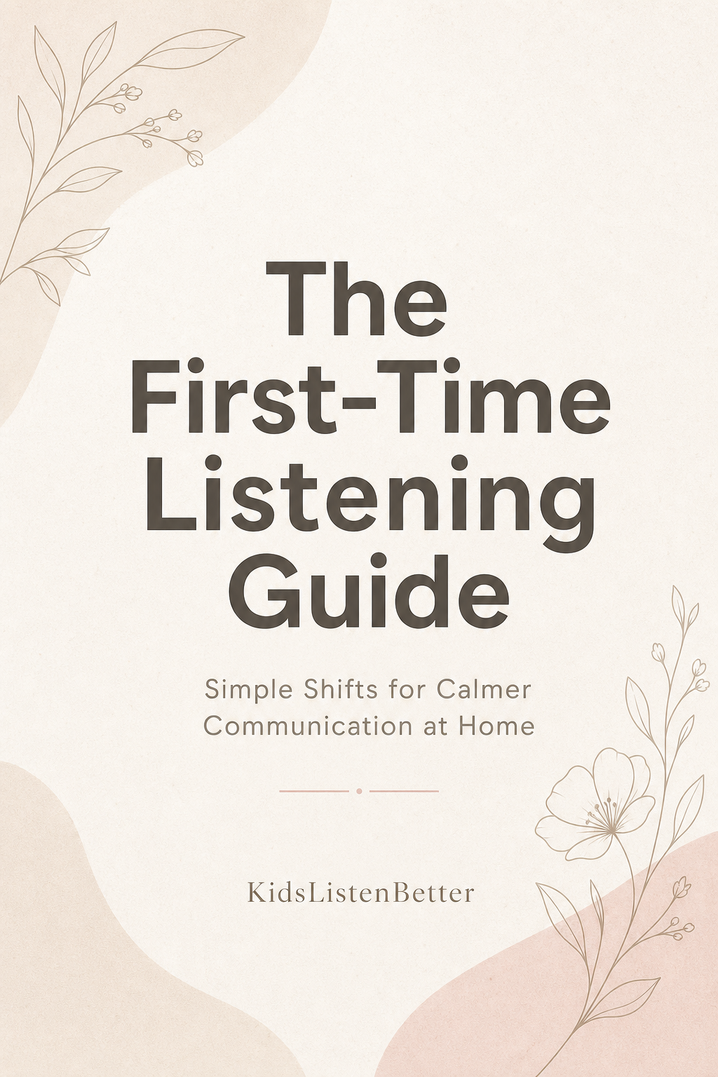 The First-Time Listening Guide cover